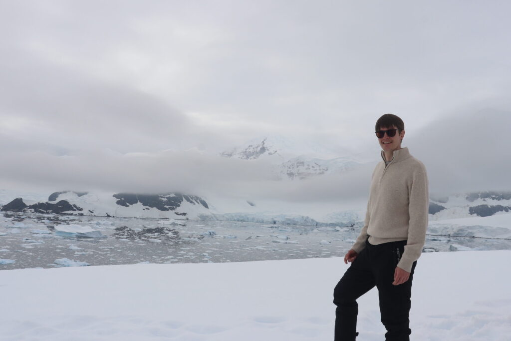 Hauke in der Antarktis