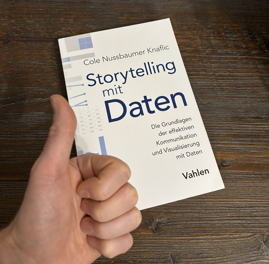 Lesetipp für bessere Dashboards: 'Storytelling mit Daten' von Cole Nussbaumer Knaflic