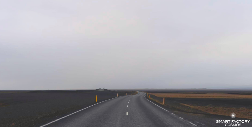 Eine Strasse als Symbol für den Weg